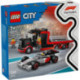 LEGO City Camión de Exposición de F1 con Coche de Carreras Audi F1 - 60493