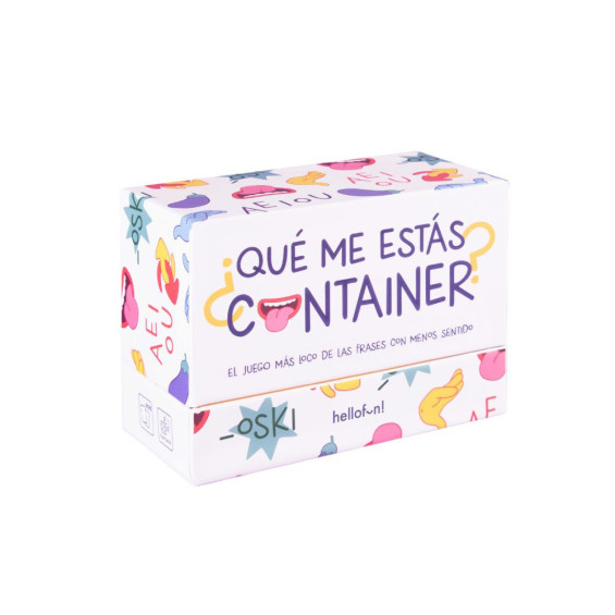 Hello Fun ¿Qué me estás Container? Juego de Mesa