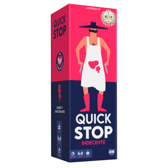 Asmodee Quick Stop Indecente Juego de Mesa de Adultos