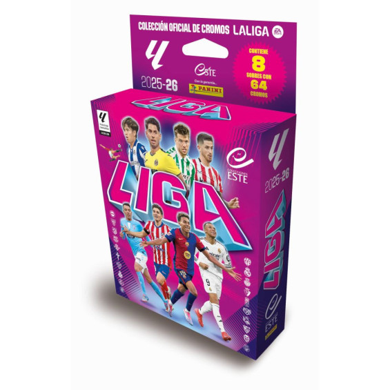Panini Liga Este 2025-2026 Ecoblíster 8 Sobres de Cromos Varios Modelos