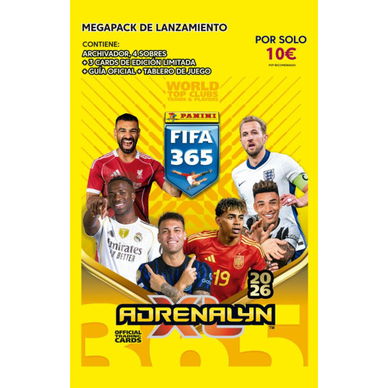 Panini FIFA 365 Adrenalyn 2026 Megapack Varios Modelos