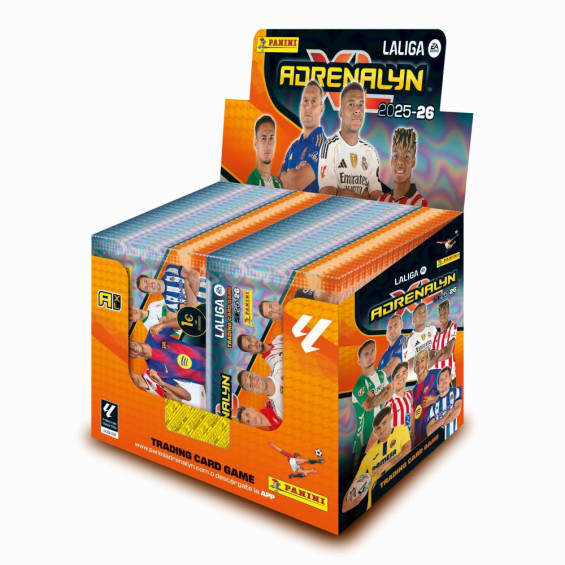 Panini Adrenalyn 2025/2026 Caja con 50 Sobres de Cromos Varios Modelos