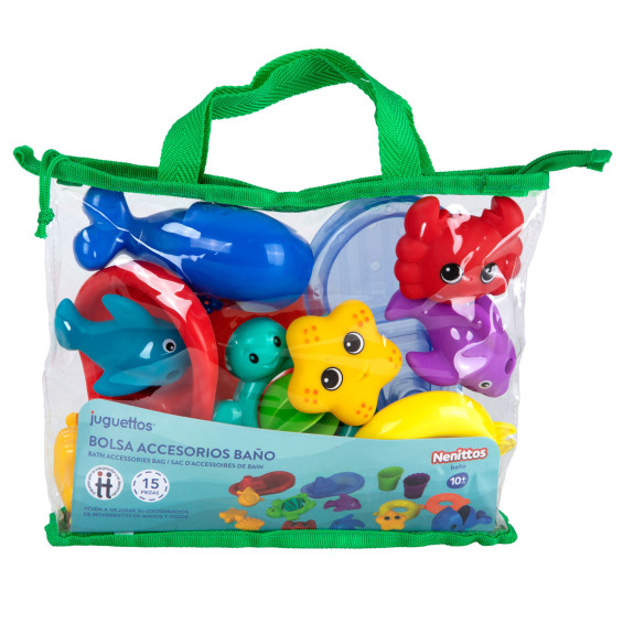 Nenittos Bolsa para el Baño 15 Piezas