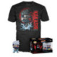 Funko Pop! Tees Naruto Shippuden Pack Figura Kakashi Edición Especial Brilla en la Oscuridad con Camiseta Talla XL