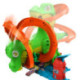 Hot Wheels City Conjunto de Juego T-Rex Batalla en Llamas con Coche Metálico Escala 1:64 y Dinosaurio Enemigo