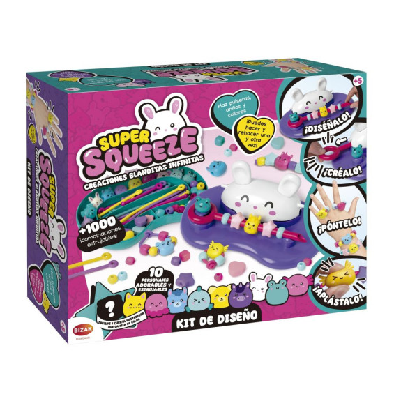 Bizak Super Squeeze Creaciones Blanditas Infinitas Kit de Diseño