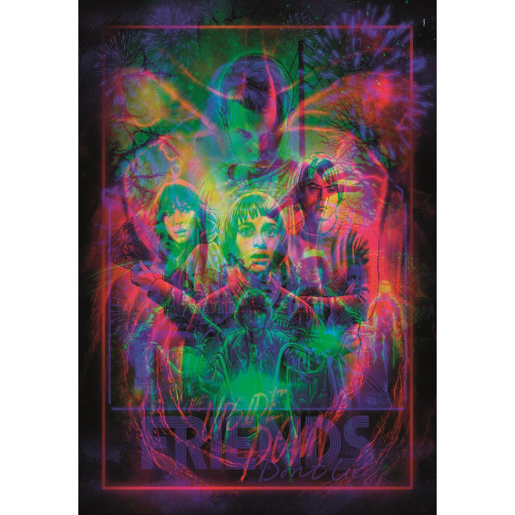 Puzzle 520 Piezas Stranger Things The Upside Down