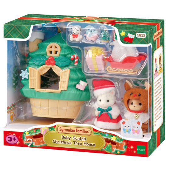 Sylvanian Families Casa del Árbol de Navidad de Santa