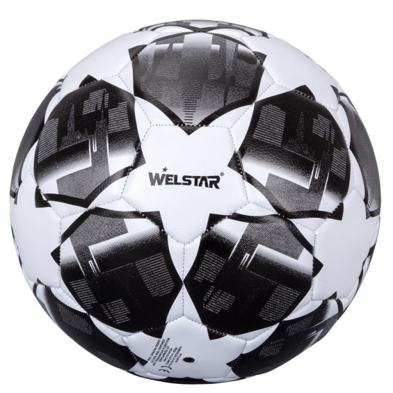 Balón de Fútbol Gris y Blanco Talla 5