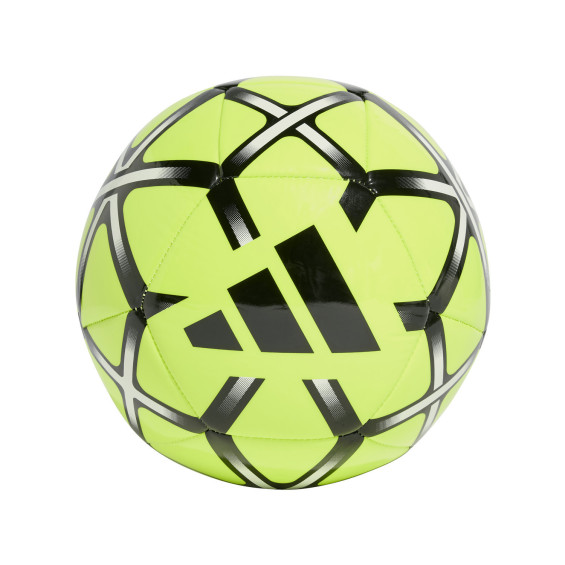 Balón Adidas Starlancer Club Amarillo y Negro Talla 5