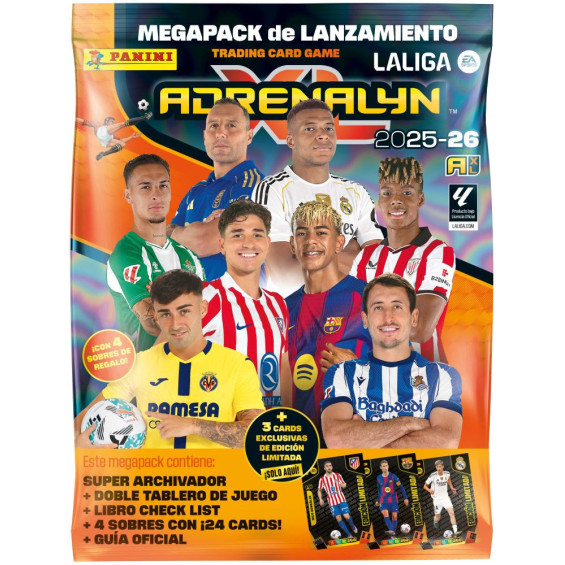 Panini Adrenalyn 2025/2026 Megapack Varios Modelos