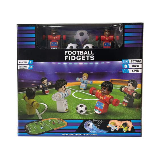 Juego de Fútbol Mini Estadio Football Fidgets con Campo y 2 Figuras, Balón, Base y 2 Porterías Varios Modelos