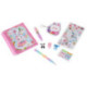 Set de Papelería Infantil Kawaii con Diario y Pegatinas de Diamantes