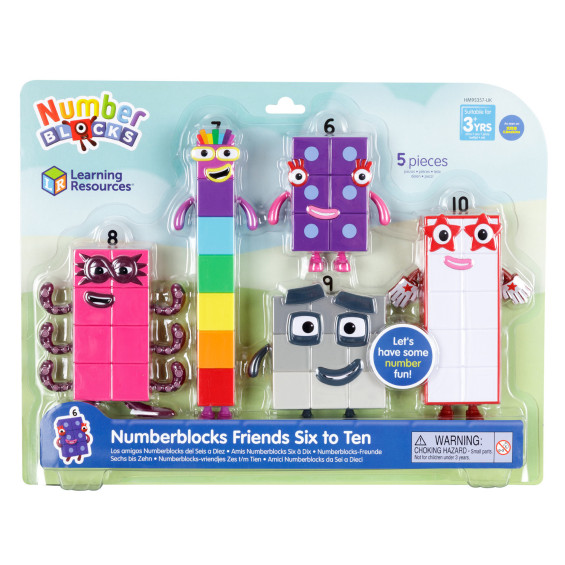 Figuras de Juguete Numberblocks del 6 al 10 Learning Resources