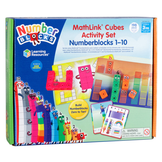 Set de Actividades MathLink Cubes Numberblocks 1 al 10 Learning Resources