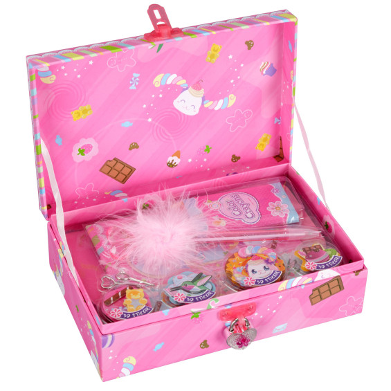 Joyero Diario Secreto con Candado y Set de Papelería Infantil