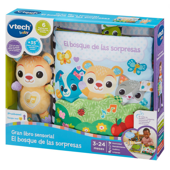 VTech Baby Gran Libro Sensorial El Bosque de las Sorpresas