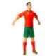 Banbo Toys Selección de Portugal Sockers Figura de Colección Cristiano Ronaldo