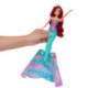 Mattel Disney Princess Muñeca Ariel Transformable con Figura Flounder y Accesorios