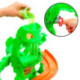 Hot Wheels Monster Trucks Mutant Chaos Derriba al Monstruo Mutante Conjunto de Juego con Mutant Rhinomite y Slime
