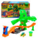 Hot Wheels Monster Trucks Mutant Chaos Derriba al Monstruo Mutante Conjunto de Juego con Mutant Rhinomite y Slime