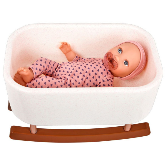 Imaginarium Doll With Pink Onesie & Rocking Bassinet