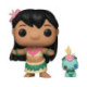 Funko Pop! Disney Lilo & Stitch Figura de Vinilo Hulla Lilo con Scrump