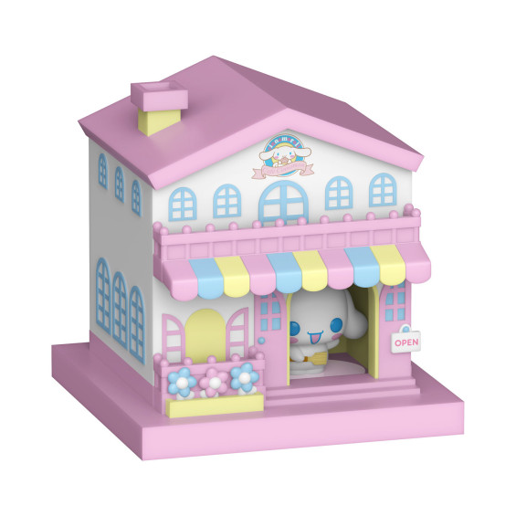 Funko Bitty Pop! Towns Hello Kitty and Friends Figura de Vinilo Chef Cinnamoroll con Café Cinnamoroll
