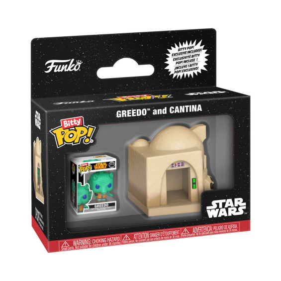 Funko Bitty Pop! Star Wars Figura de Vinilo Greedo y Cantina