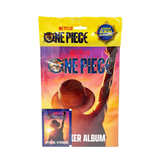 One Piece Stickers Cards Álbum con 10 Stickers Varios Modelos