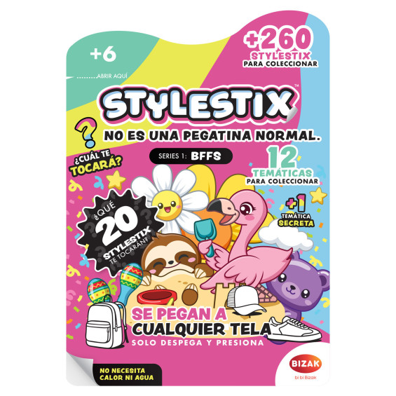 Stylestix Sobre Sorpresa con Pegatinas para Personalizar Ropa y Accesorios Varios Modelos