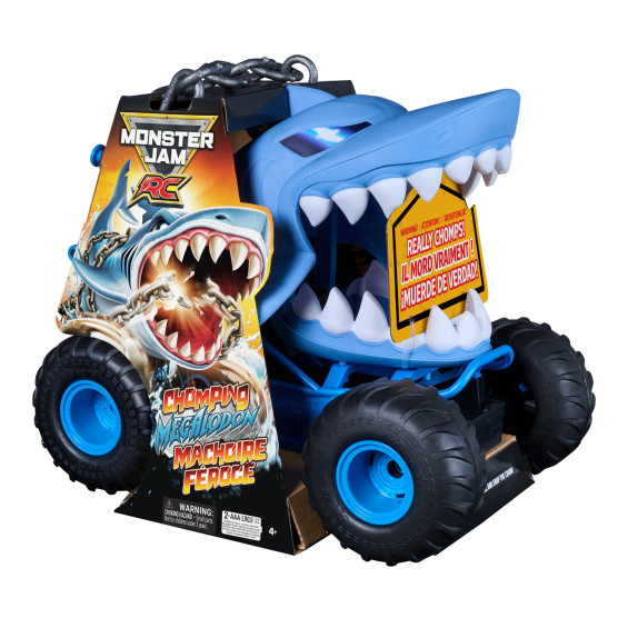 Monster Jam Vehículo Radio Control Chomping Megalodon