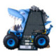Monster Jam Vehículo Radio Control Chomping Megalodon