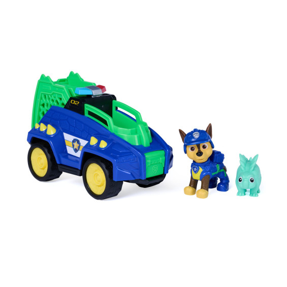 Paw Patrol The Dino Movie Vehículo Dino Rescue Cruise con Figura Chase