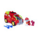 Paw Patrol The Dino Movie Vehículo Dino Rescue Fire Truck con Figura Marshall
