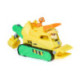 Paw Patrol The Dino Movie Vehículo Dino Rescue Bulldozer con Figura Rubble