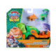 Paw Patrol The Dino Movie Vehículo Dino Rescue Recycler con Figura Rocky