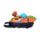 Paw Patrol The Dino Movie Vehículo Dino Rescue Hovercraft con Figura Zuma