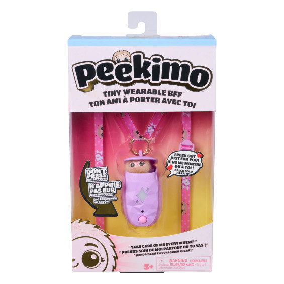 Peekimo Tu Amigo para LLevar Macota Interactiva Lulu Morado