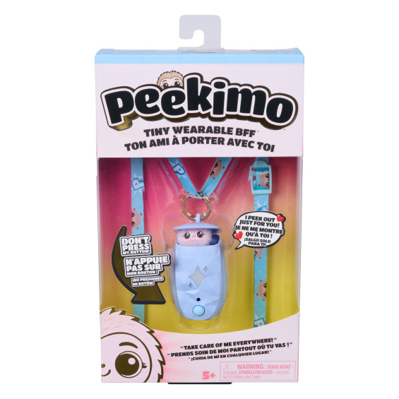 Peekimo Tu Amigo para LLevar Macota Interactiva Boo Azul