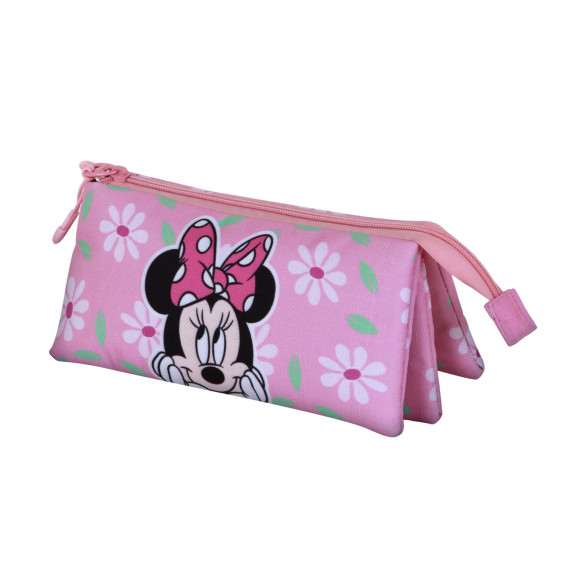 Estuche Portatodo Triple Minnie Mouse Blooming