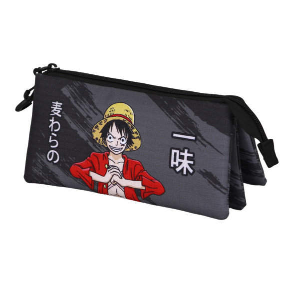 Estuche Portatodo Triple One Piece Unique