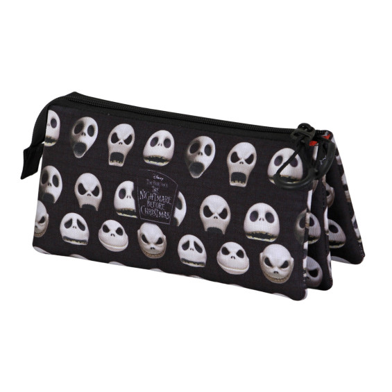 Estuche Portatodo Triple Pesadilla Antes de Navidad Face