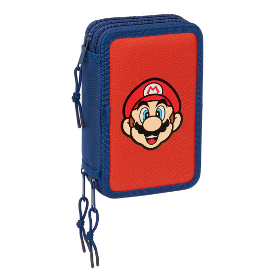 Super Mario Plumier Triple Mamma Mia 37 Piezas