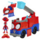 Spidey and his Amazing Friends Rescue-Webs Camión de Bomberos y Figura de Spidey