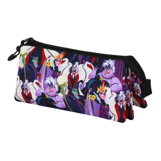 Estuche Portatodo Triple Villanas Disney Evil