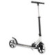 Patinete Urbano Blanco Plegable de Dos Ruedas Grandes con Luces LED