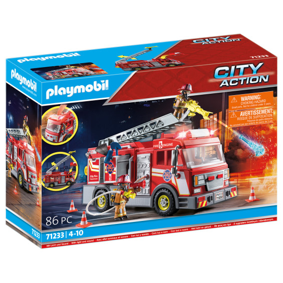 PLAYMOBIL City Action Camión de Bomberos - 71233