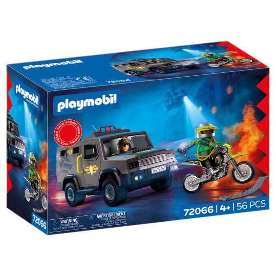 PLAYMOBIL Vehículo Táctico de las Fuerzas Especiales - 72066