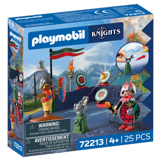 PLAYMOBIL Knights Entrenamiento de Combate de los Caballeros del León - 72213